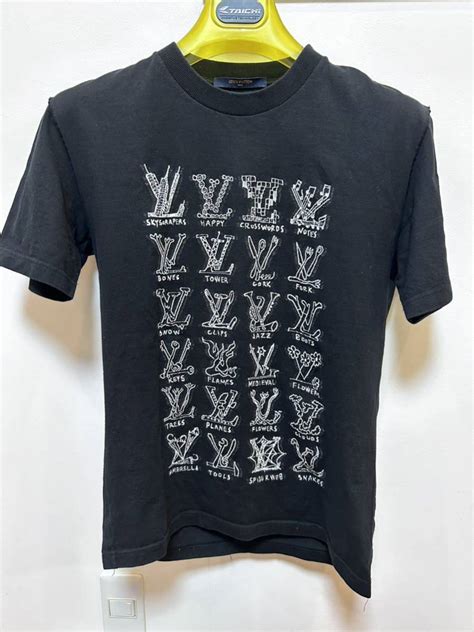 lv cartoons jacquard t-shirt